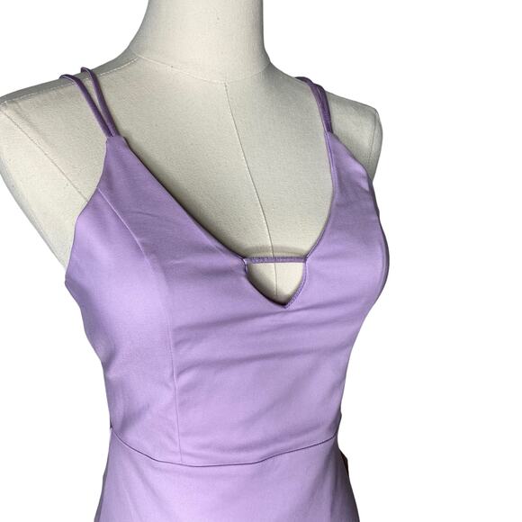 superdown Grecia Strappy Back Dress Lavender size Small - Picture 3 of 6